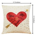 thumbnail image 3 of Vikakiooze Valentine's Day Pillow Cover Sofa Throw Cushion Cover Home Decor, 3 of 3