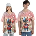 thumbnail image 4 of Happy Valentine’s Day Adorable Doberman Pinscher Puppy Holding Heart Balloon All Over Print 3D Baseball Shirt Doberman Dog Lover Gifts Softball Sport - 00030, 4 of 6