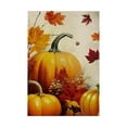 thumbnail image 2 of Oioii Happy Thanksgiving Fall Garden Flags Pumpkins Yard Flags,Small Thanksgiving Day Garden Decor for Autumn Outside Porch Lawn Holiday, 2 of 6