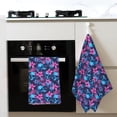 thumbnail image 4 of Sikiie Blue Skull Flower Waffle Weave Kitchen Dish Cloth,Super Absorbent Kitchen Dish Towels 16*26 Inches for Dish Rags Washing Dishes, Drying Dishes, 4 of 7