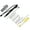 Black, variant on Paracord Stitching Set Lacing Stitching Needle Smoothing Tool Knotter Tool for Bracelets and Leatherwork