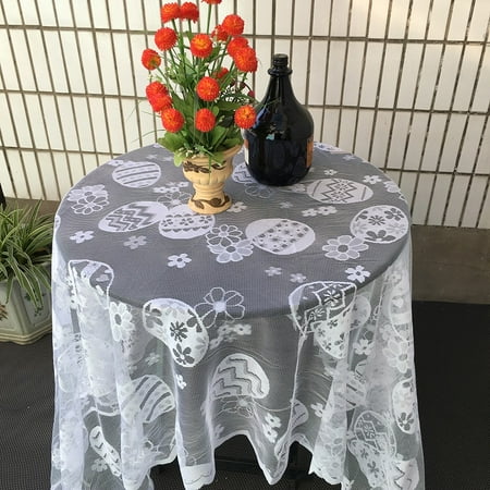 

Banghong Easter Eggs Lace Tablecloth Wedding Party Easter Decor Lace Tablecloth