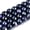 Dark Slate Blue, variant on GKNET 3 Strands 8mm Natural Agate Beads Luster Faceted Round Gemstone 47pcs/strand-Dark Slate Gray