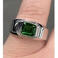 thumbnail image 2 of Natural Tsavorite Engagement Ring Natural Tsavorite Ring, Green Gemstone ring, Alternative Engagement ring, Green Garnet ring, 2 of 4
