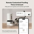 thumbnail image 2 of Petlibro Granary WIFI 2.4g & 5G Automatic Cat & Dog Feeder + 3 Pet Food Desiccant Bags, White, 5-L, 2 of 7