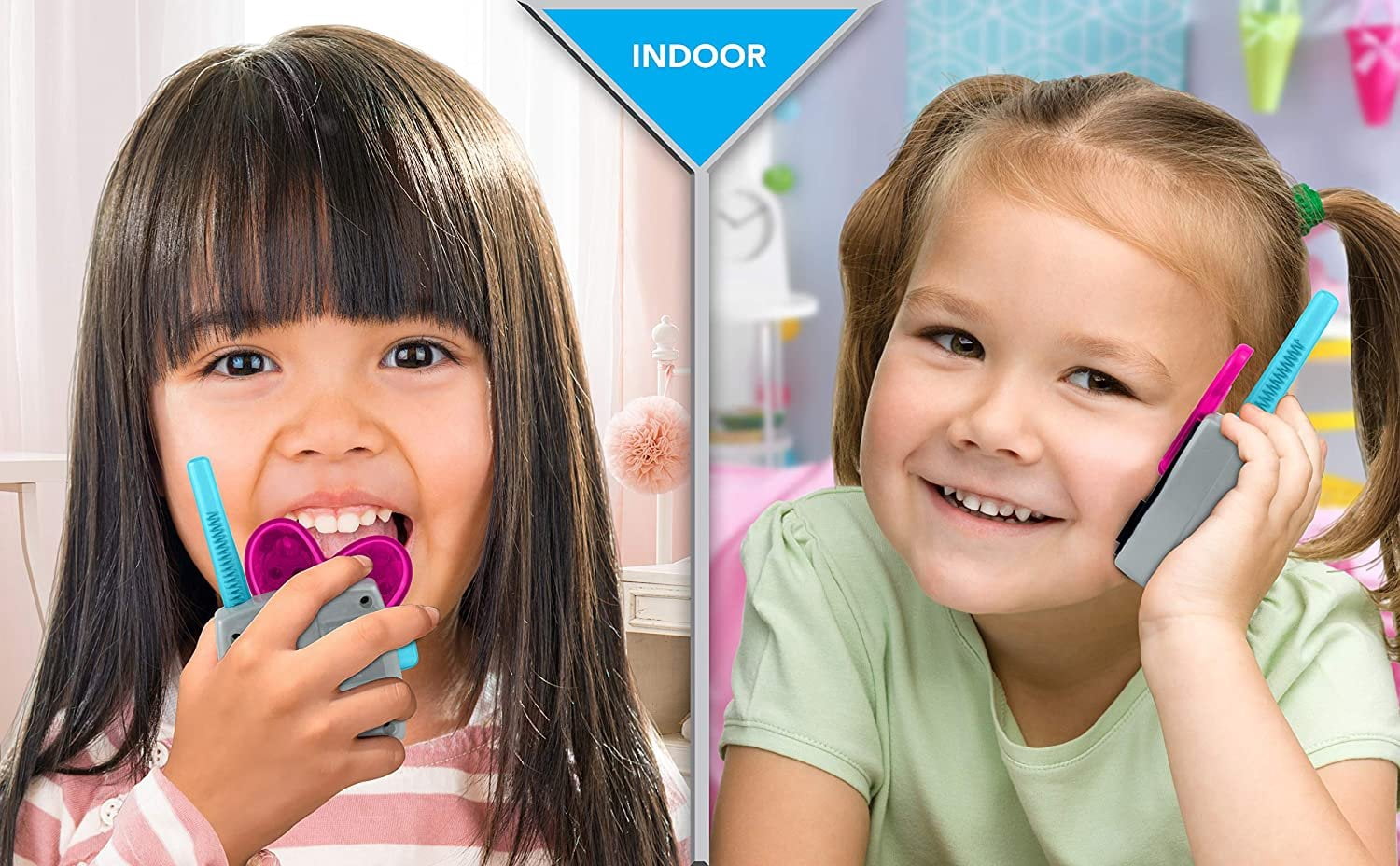LOL Surprise Remix OMG Walkie Talkies for Kids, Long Range Static Free, Toy Phones