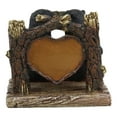 thumbnail image 5 of Ebros Romantic Kissing Black Bears Seated By Tree Logs Kitchen Napkin Holder 5"H, 5 of 8