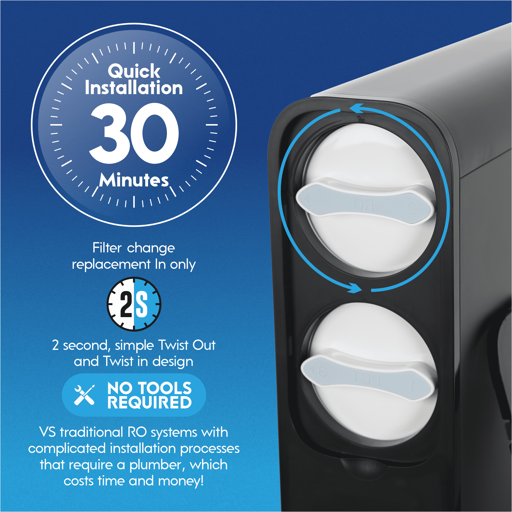 OnlyPure Reverse Osmosis System with Alkaline, 600 GPD, Fast Flow, NSF/ANSI 58 & NSF/ANSI/CAN 372 Certified, 2:1 Pure to Drain, Tankless Under Sink RO Water Filter System, Smart Faucet
