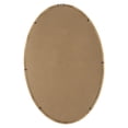 thumbnail image 5 of 24" x 36" Oval Wall Mirror with Wood Frame, Farmhouse Wood Mirror for Bathroom Entryway Console Lean Against Wall, 5 of 6