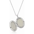 thumbnail image 2 of Sterling Silver Oval Hand-Engraved Locket Necklace, 18", 2 of 4