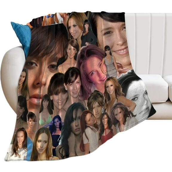 Sexy Jennifer Love Hewitt Blanket Ultra Soft Flannel Fleece Blanket Stylish Bedroom Living Room Sofa Warm Blanket All Season Use 40"*50" (100 * 130cm)