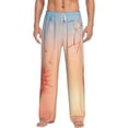 thumbnail image 2 of Lsque The Sunset of Dandelion Print Men's Pajama Pants, Lounge Pant - Comfortable Home Wear,Elastic Waistband, Stylish Design-XX-Large, 2 of 9