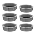 thumbnail image 4 of MasteelfCA 6Pcs PP Pipe Caps Drain Pipe Caps Protective Covers Durable Blanking Caps (Grey), 4 of 8