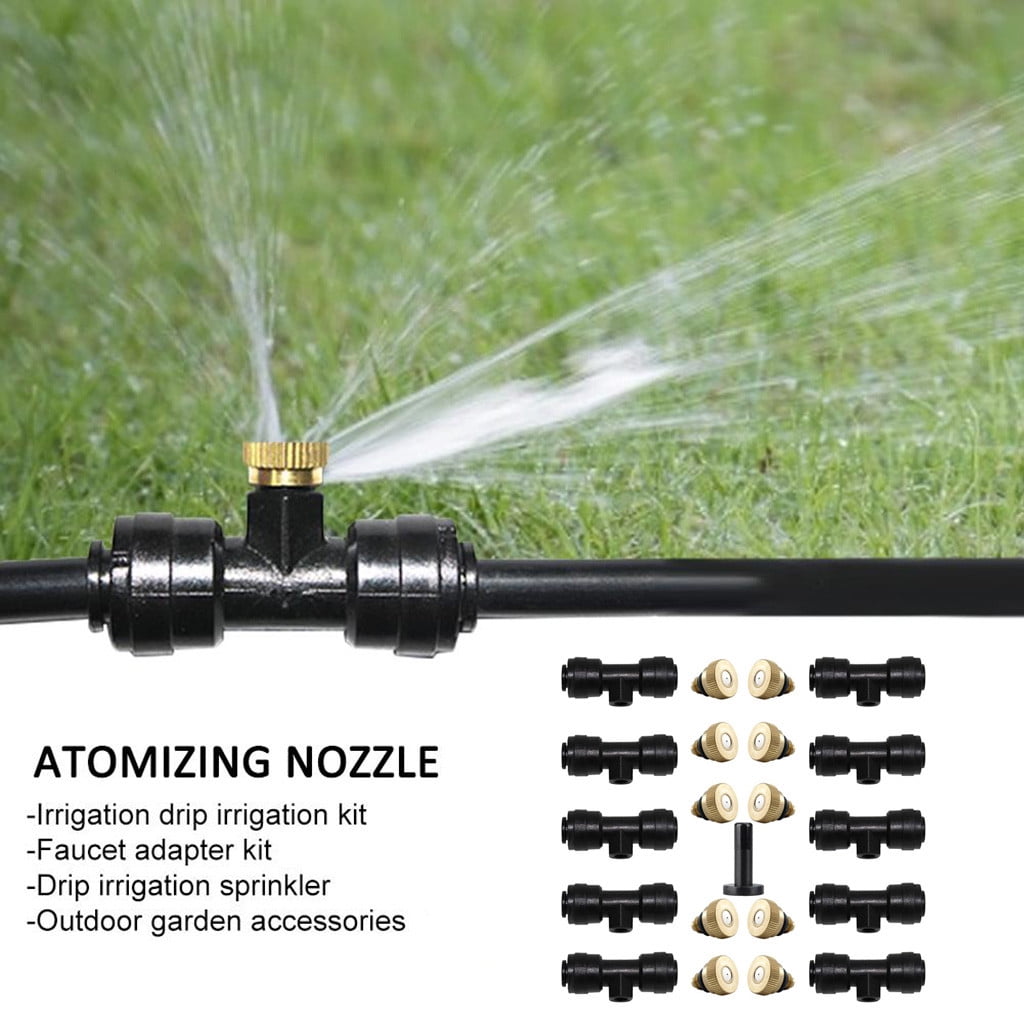 Details about   Irrigation Misting Nozzles Kit Fog Patio Cooling System Irrigation Accessory Set 