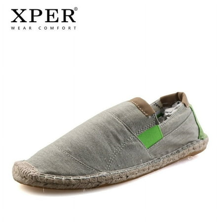 Fashion Casual Shoes Men Loafers Summer Canvas Breathable Footwear Soft Flats Walking Cotton
