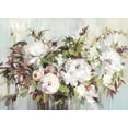 thumbnail image 2 of K, Ella 32x24 White Modern Wood Framed Museum Art Print Titled - Soft Posy, 2 of 4