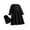0-Black8, variant on Oiyii Infant Girls Abaya Hijab Long Sleeve Prayer Dress with Scarf Outfits, Sizes 18-24 Months