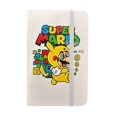 thumbnail image 3 of Set de 4 mini libretas pasta dura color blanco, hoja rayada, Mario Bros, 3 of 7