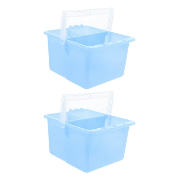 LOLIPPYY Set of 2 Plastic Water Pots for Painting, Size 5.70 x 3.54 x 3.93 inches
