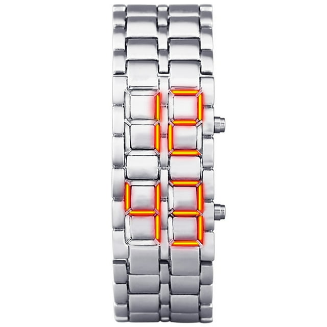 Cameland Electronics LED Light Men's Metal Alloy Watch - Steel Strap Luminous Display Fashionable