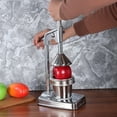 thumbnail image 2 of Stainless Steel Manual Lever Press Citrus Juicer Extractor Fruit Machine, 2 of 8