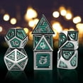 thumbnail image 4 of DND Dragon Scale Dice Set of 7 Pcs, Metal D&D Dice Set with Oversized D20 for Tabletop Roleplaying Games, Dungeons and Dragons, DND, D&D, 4 of 5