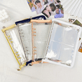thumbnail image 4 of Libro de tarjetas a5 de hojas sueltas con cremallera de cuatro palacios, álbum Boris de 3 pulgadas, álbum Aidou, libro de almacenamiento de fotos con tarjetas pequeñas, 4 of 5