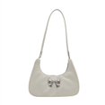 thumbnail image 1 of Bolso Hombro Elegante para Mujer Al Aire Libre Color Sólido Con Lazo PU, 1 of 6