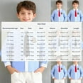 thumbnail image 3 of NAISIBABY Boys Button-Up Shirt, Cotton Long Sleeve Collared Kids School Uniform Shirt Red 15T, 3 of 7