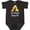 Black Leopard, variant on My Meme Grandma Loves Me Giraffe Boys or Girls Baby Bodysuit