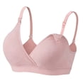 thumbnail image 5 of Heydday Nursing Bra, Wirefree Clip Down Maternity Bra, All Stage Pregnancy Postpartum Breastfeeding Bra, Breathable Support Sleep Lounge Bra, Women Seamless Maternity Underwear(Pink1/36), 5 of 5