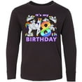 thumbnail image 3 of Inktastic It's My 8th Birthday Unicorn Long Sleeve Youth T-Shirt, 3 of 5