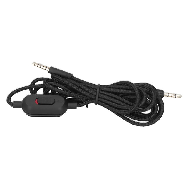Cable de audio, Núcle Ofc Cobre Cobre Resistencia High Resistance Volumen Control de volumen Cable de audio parauriculares del juego