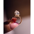thumbnail image 3 of SOLITAIRE JEWELS 3.00CT Pear Cut Moissanite Solitaire Engagement Ring, 6 Prong Solitaire Anivarsary Ring for Women, 14k Yellow Gold Solitaire Ring, 3 of 7