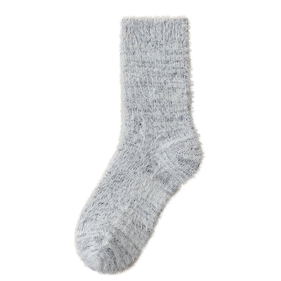 LckLvx Fuzzy Socks for Women Comfy Fleece Winter Warm Slipper Socks Colorful Soft Sleeping Crew Socks