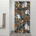 thumbnail image 2 of Halloween Cute Ghosts with Boo Shower Curtain 36"x72" ,Bathroom Decorative Shower Curtains Set with 12 Hooks,Modern Waterproof Washable Shower Curtain, 2 of 6