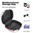 thumbnail image 4 of Valentine's Day Sanitary Napkin Bags Storage Bag Hiking Pouch Small Canvas Zipper Pouch, 4.7x6.6x6.6 in, Period Purse for Feminine Hygiene Products, 4 of 6