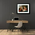 thumbnail image 4 of David Teniers The Younger 24x18 Black Modern Framed Museum Art Print Titled - Madonna and Child with St. Ludwig of Toulouse, 4 of 5