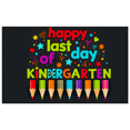 thumbnail image 3 of Colorful Happy Last Day of Kindergarten Banner Background Party Decorations Photography Props Backdrop for Kindergarten Graduation Celebrations School Events Photo Shoots Decorative Setups, 3 of 8