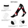 thumbnail image 6 of Polska Polish Flag Compression Socks Circulation Running Athletic Sports for Women Men, 6 of 8