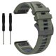 thumbnail image 1 of For Garmin Fenix 8 51mm/ Enduro 3/ Fenix 7x/ 7x Pro Quick Release Watch Band Dual Color 26mm Silicone Wrist Strap, 1 of 5