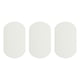 thumbnail image 1 of Uxcell 3Pcs Parche de planchar, parches de terciopelo para codos y rodillas, reparación de tela para ropa, manualidades, suéteres, pantalones, camisas, 7x4 pulgadas, blanco, 1 of 7
