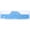 Blue, variant on Geometry Ruler Set, 4 Piece Aluminum Math Measuring Tools with Storage Case, Metal Ruler, Triangles, and Protractor for Students, Drafting and Engineering, Cute Design with Serrated Edge, Black