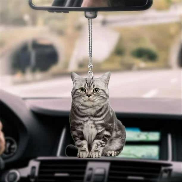 Agiferg pendentif chat volant voiture sac à dos ornements chat mignon  décoration de la maison 