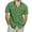Army Green, variant on Mens Short Sleeve Button Down Shirts Work Casual Button Up Relaxed Fit Summer Shirt with Two Pockets