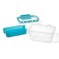 thumbnail image 2 of LocknLock - Set of 2 EasyLunch 2 Tier Snack Containers, 473.mL Capacity, Blue, 2 of 5