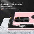 thumbnail image 6 of Compatible with Galaxy S23 Ultra Case with Ring Stand 360° Rotate Magnetic Kickstand Phone Case Fashion Slim Soft TPU Shockproof Bumper Camera Protection Case for Galaxy S23 Ultra, Pink, 6 of 14