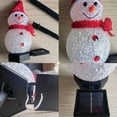 thumbnail image 2 of PENGXIANG Snowman Shape LED Solar Lights Waterproof Colorful Decorative Light for Garden Yard Patio Pathway, 2 of 4