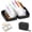 Black, variant on Waterproof Pill Pouch Set, Waterproof Pill Organizer Set with 14pcs Bags Inside, 7 to 14 Days of Medicine Vitamins Pouch Organizer, Portable Travel Pill Storage System for Travel