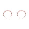 thumbnail image 1 of Sonducket Diadema para mujer, diseño hueco, banda para el cabello, Clip de Color sólido, banda de plástico para el cabello Type3 NO3, 1 of 6